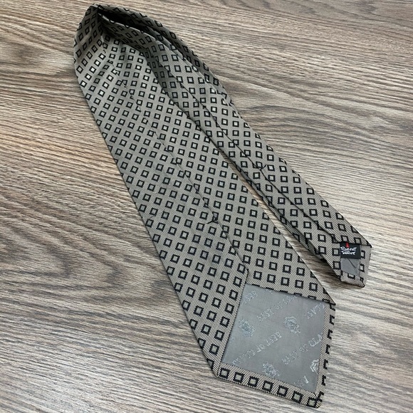 Robert Talbott Best of Class Grey Check Tie - Picture 2 of 4